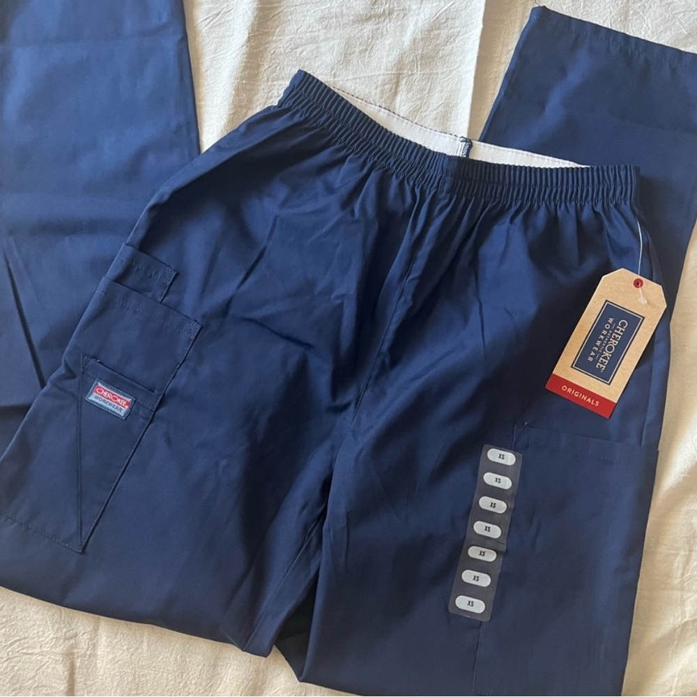 Cherokee Originals Navy Scrub Pants